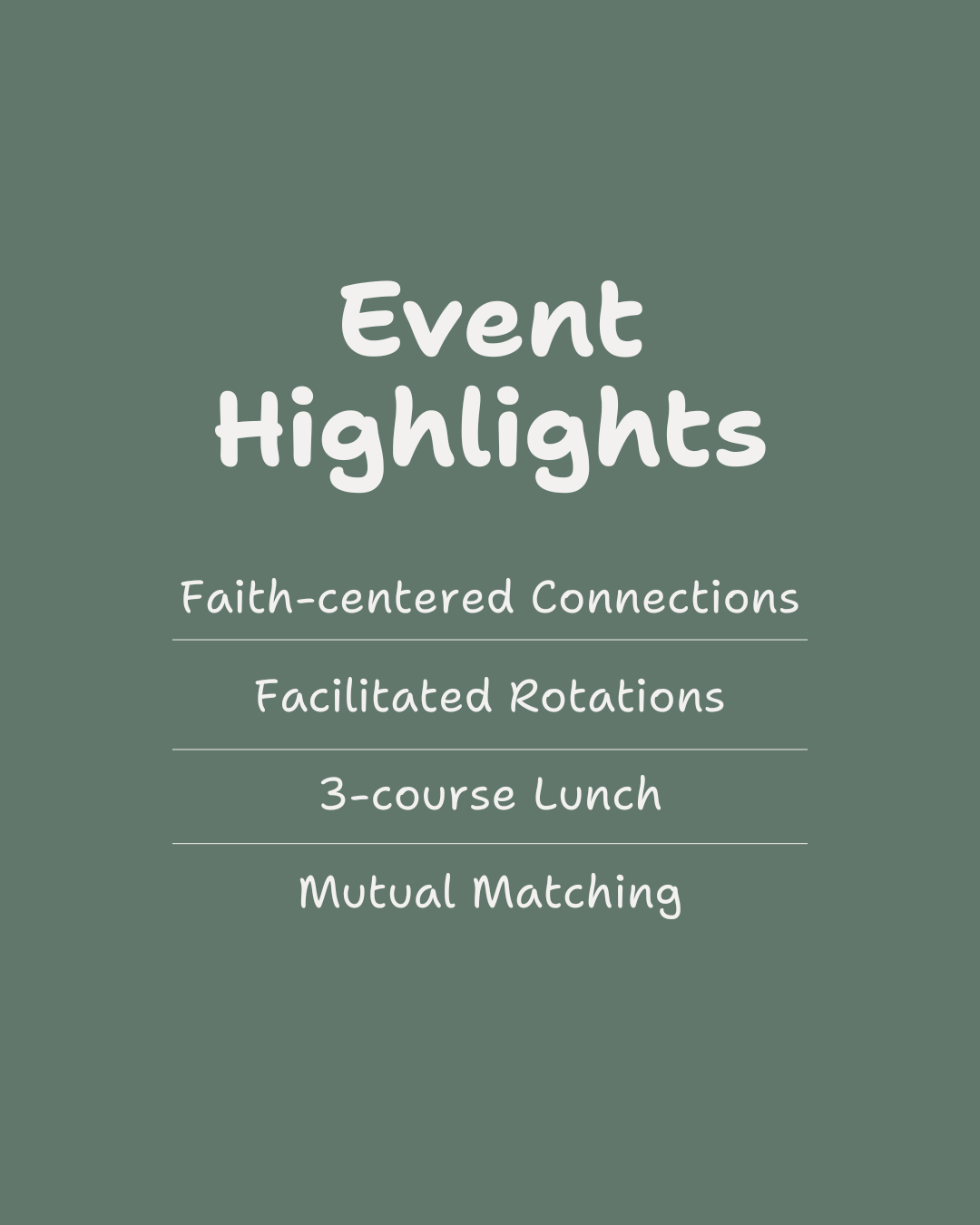 1. Around The Table with Christian Singles (Ages 30-40)