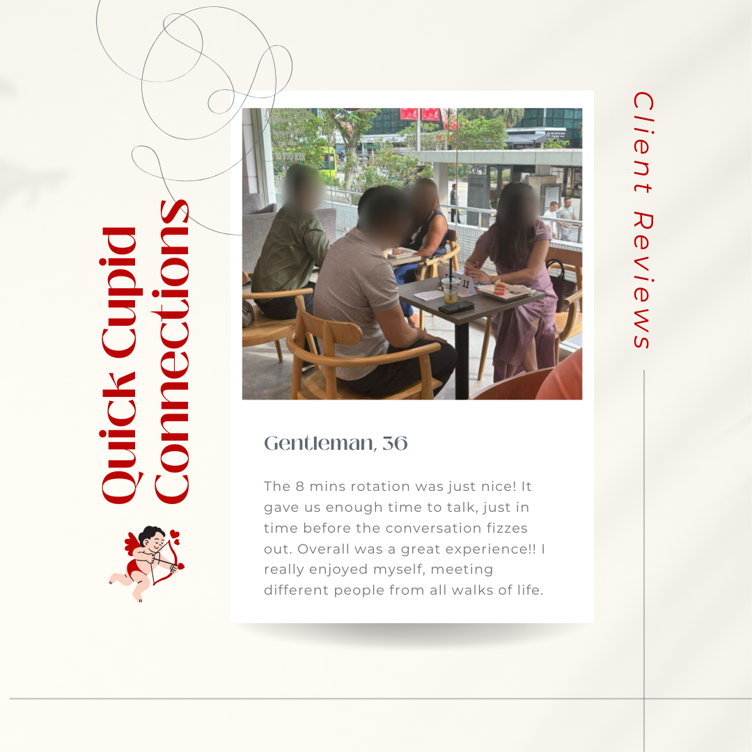 [Past Event] Quick Cupid Connection (Ages 30-45) - 16 Feb 2025