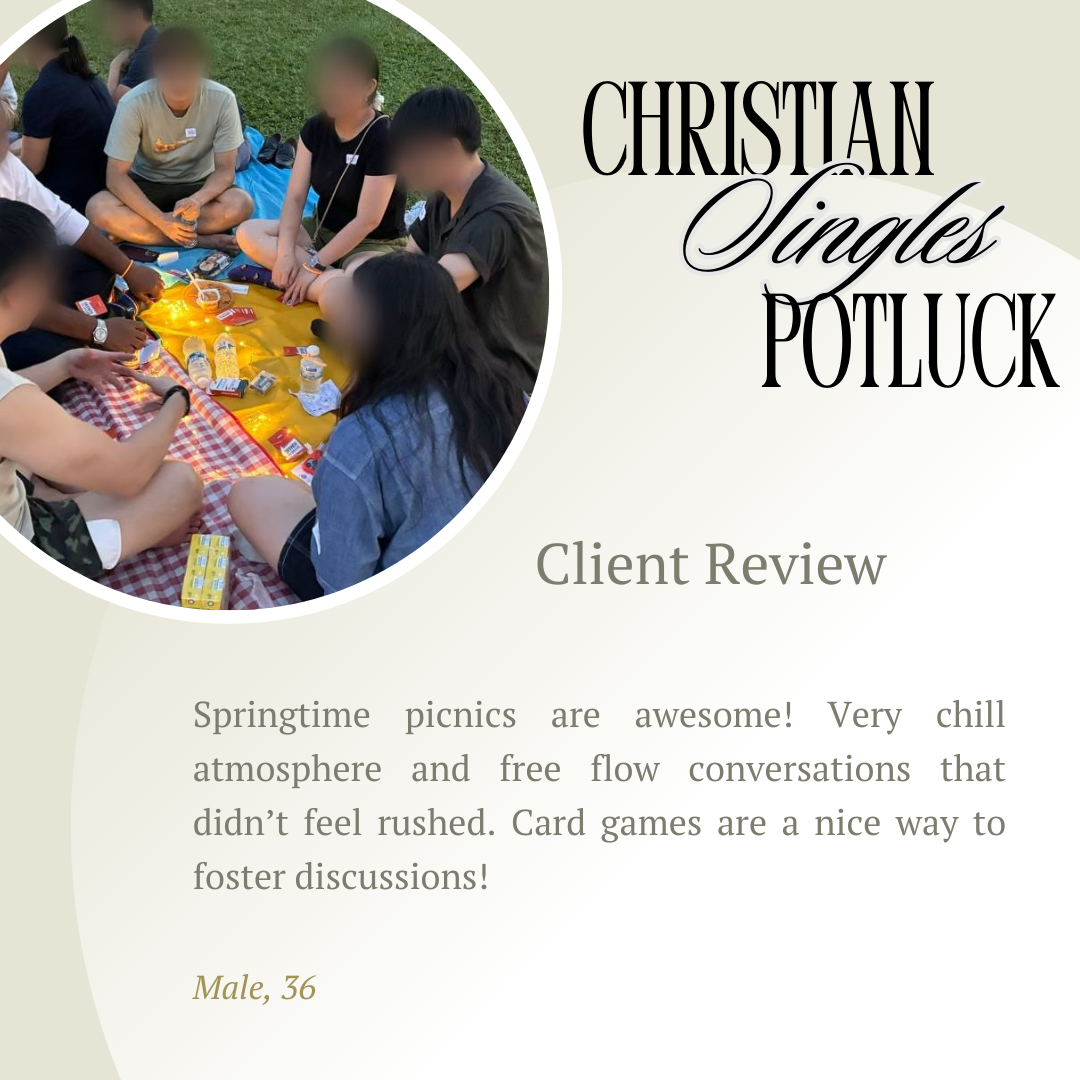 [Past Event] Christian Singles Potluck - 15 Mar 2025