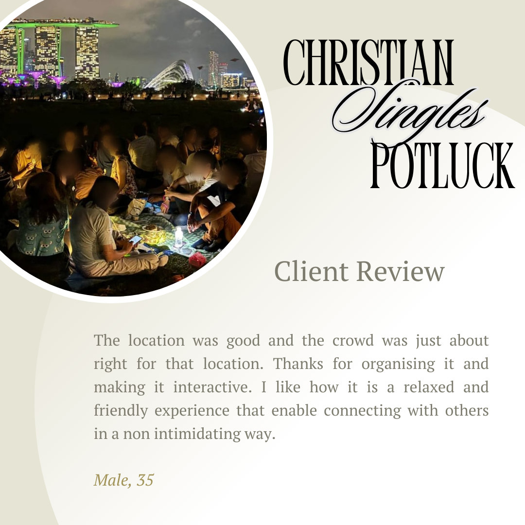 [Past Event] Christian Singles Potluck - 15 Mar 2025