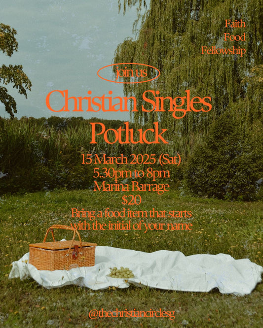 1. Christian Singles Potluck - 15 Mar 2025