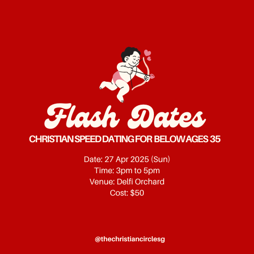 2. Flash Dates For Below 35 (A Christian Speed Dating Event)