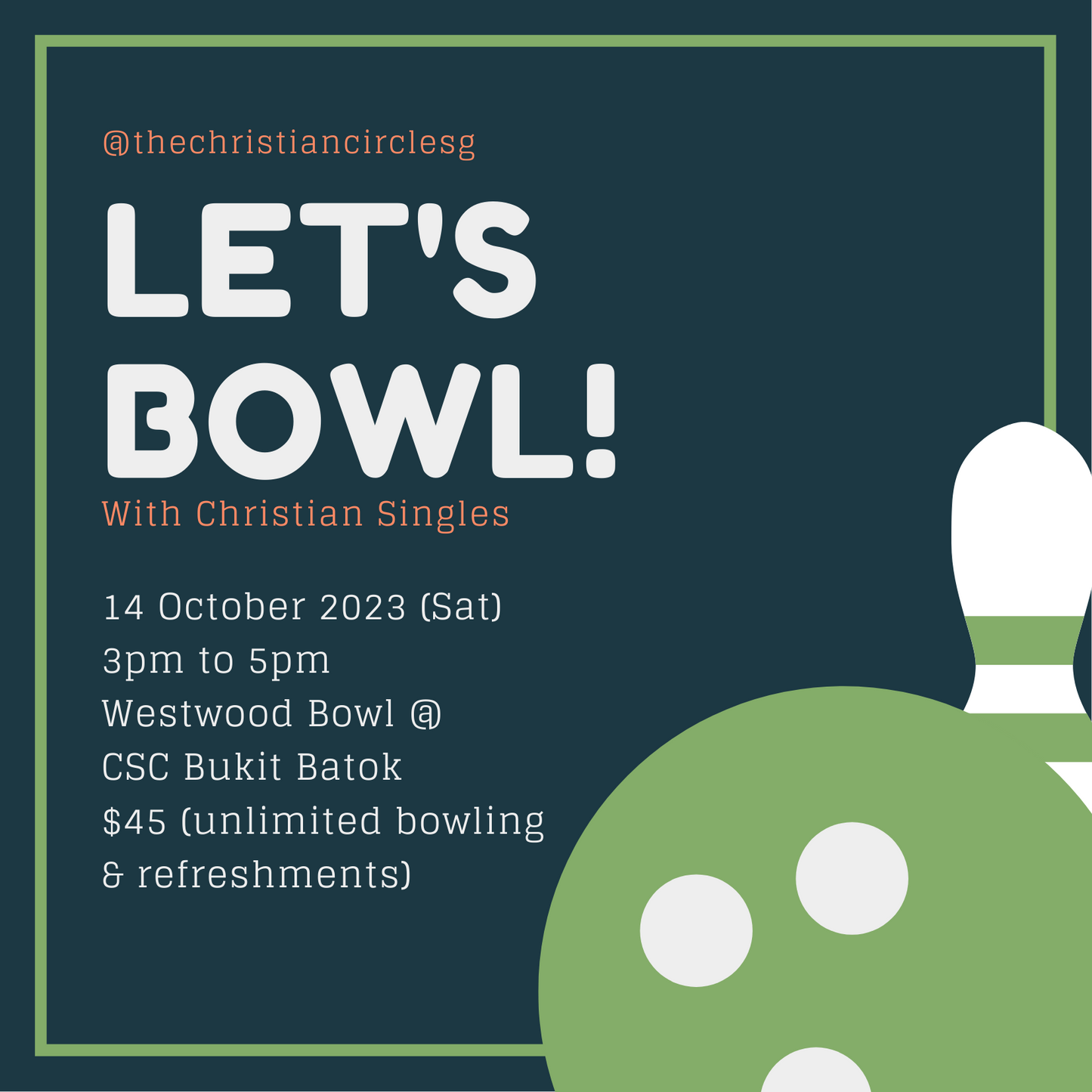 [Past Event] Let's Bowl with Christian Singles