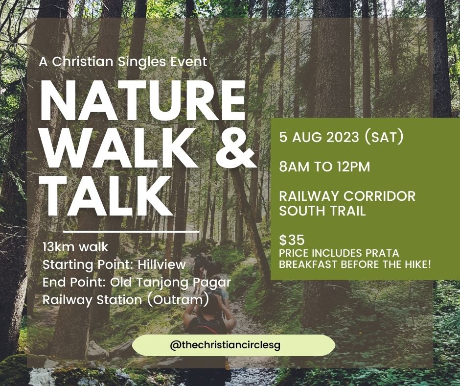 [Past Event] Nature Walk & Talk with Christian Singles