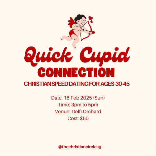 [Past Event] Quick Cupid Connection (Ages 30-45) - 16 Feb 2025