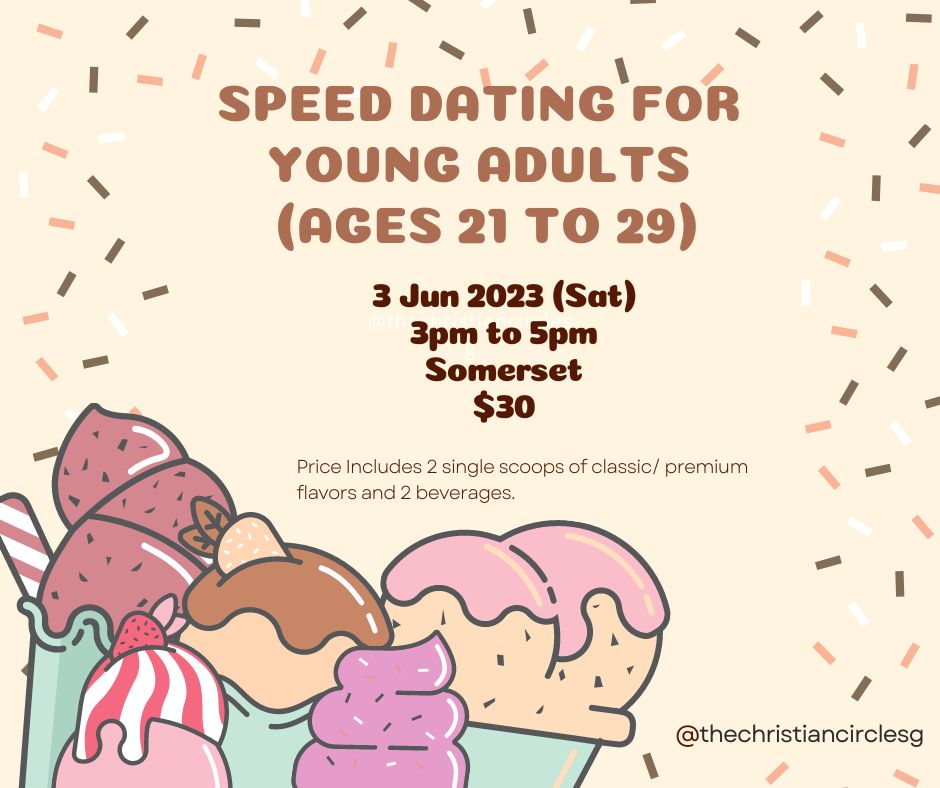 [Past Event] Speed Dating for Young Adults (Ages 21-29)