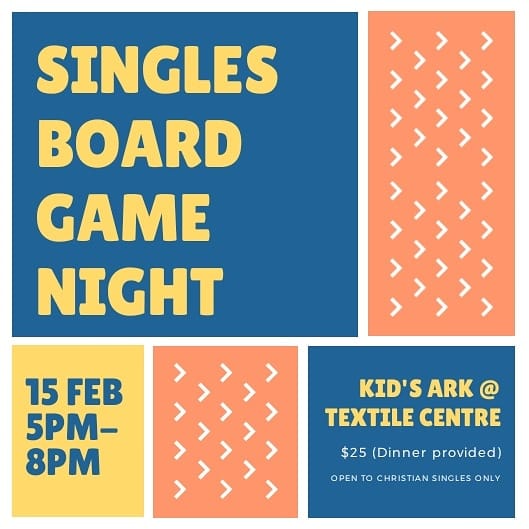 [Past Event] Singles Boardgames Night